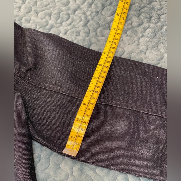 Chico’s Platinum Jean Jacket Size 0 Denim Embellished Rhinestones EUC! - Picture 8 of 10